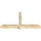 Ekena Millwork Eugene Rough Sawn Timber Gable Bracket, Douglas Fir, 84"W x 45"H x 6"D x 6"F, 13/12 Pitch GBW084X45X0606EUG00RDF - alternate 5